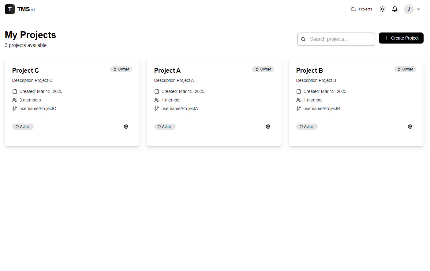 Project List